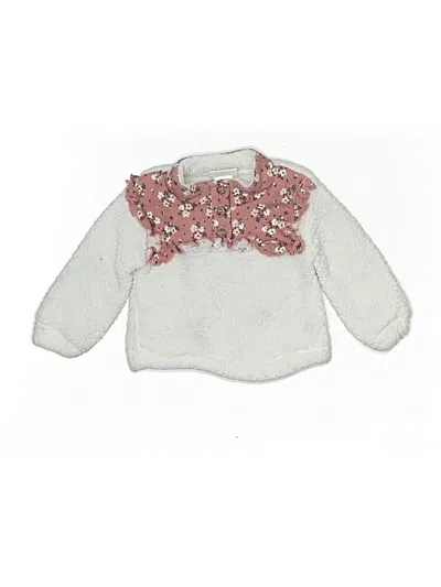 Pre-owned Nicole Miller Babies' Pullover Sweater In Silver