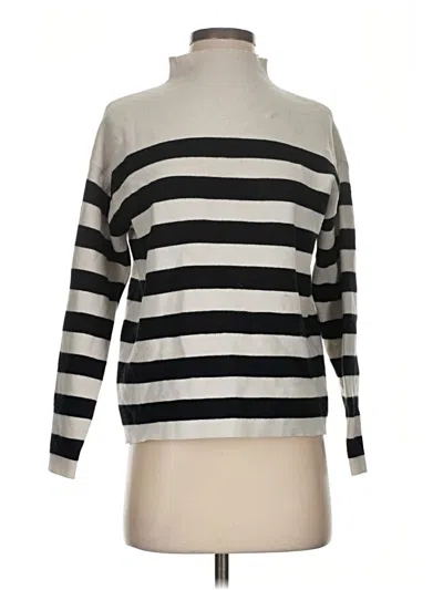 Pre-owned Nicole Miller Pullover Sweater In Silver