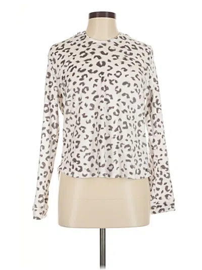 Pre-owned Nicole Miller Pullover Sweater In White