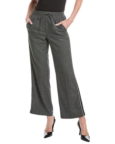 Nicole Miller Puppytooth Pant In Black