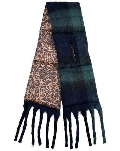 NICOLE MILLER NICOLE MILLER REVERSIBLE PULL THROUGH SCARF