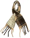 Nicole Miller Reversible Quilted Pull Through Scarf In Multi