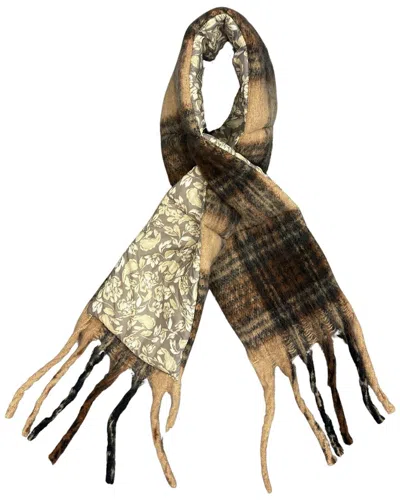 NICOLE MILLER NICOLE MILLER REVERSIBLE PULL THROUGH SCARF