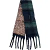 Nicole Miller Reversible Quilted Pull Through Scarf In Multi