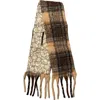Nicole Miller Reversible Quilted Pull Through Scarf In Multi