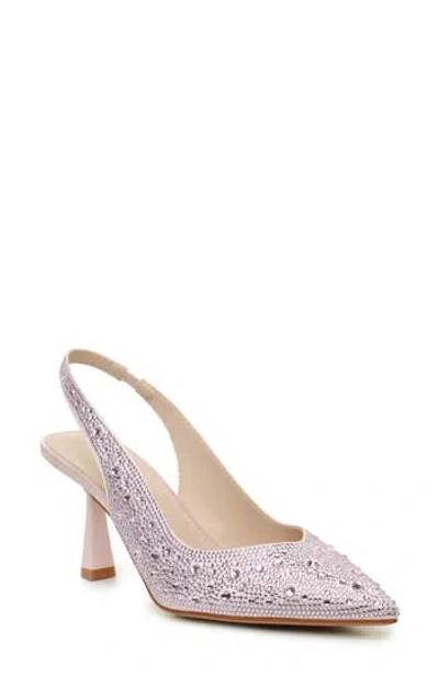 Nicole Miller Rhinestone Slingback Pump