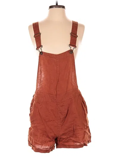 Pre-owned Nicole Miller Romper In Brown