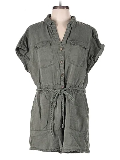 Pre-owned Nicole Miller Romper In Gray