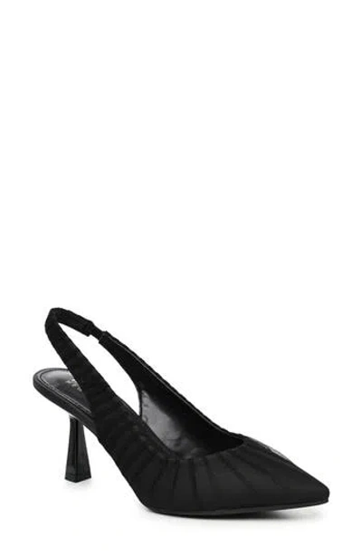 Nicole Miller Rougtie Pointed Toe Slingback Pump In Black