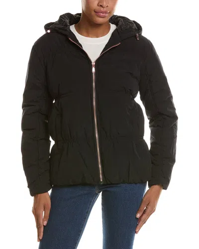 Nicole Miller Ruched Jacket In Black