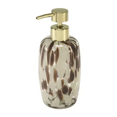 Nicole Miller Safari Soap Dispenser In Brown