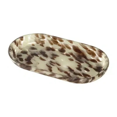 Nicole Miller Safari Vanity Tray In Brown