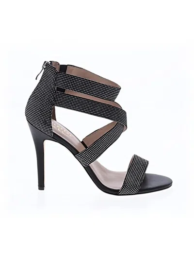 Pre-owned Nicole Miller Sandals In Black