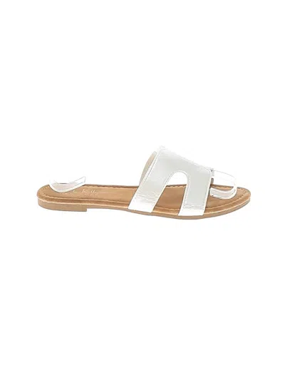 Pre-owned Nicole Miller Kids' Sandals In White