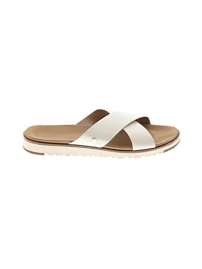 Pre-owned Nicole Miller Sandals In White
