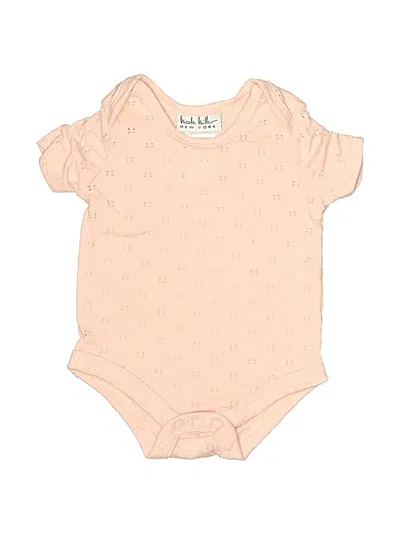 Pre-owned Nicole Miller Babies' Short Sleeve Onesie In Brown