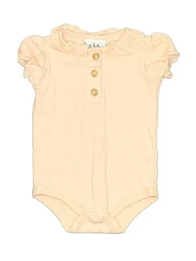Pre-owned Nicole Miller Babies' Short Sleeve Onesie In Gold