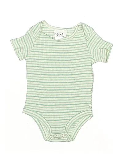 Pre-owned Nicole Miller Babies' Short Sleeve Onesie In Green