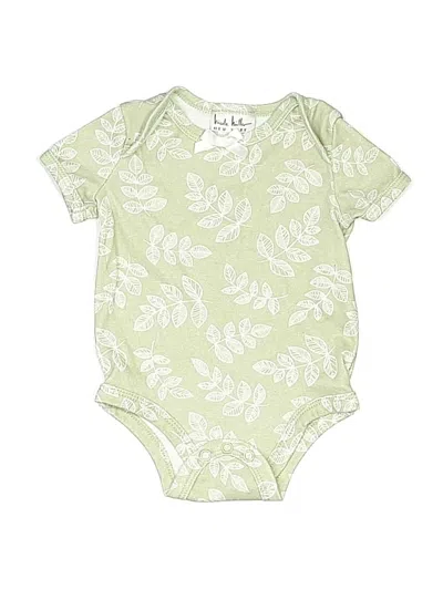 Pre-owned Nicole Miller Babies' Short Sleeve Onesie In Green