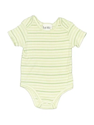 Pre-owned Nicole Miller Babies' Short Sleeve Onesie In Green