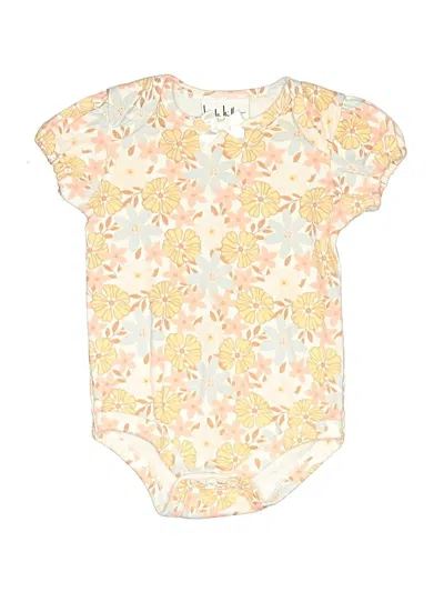 Pre-owned Nicole Miller Babies' Short Sleeve Onesie In Ivory