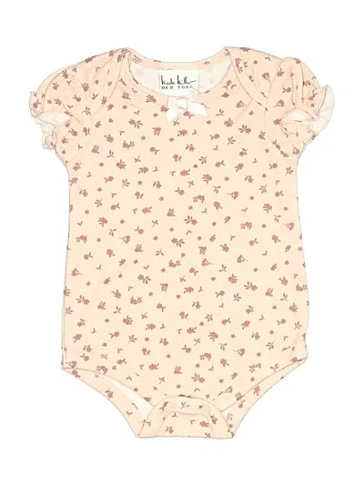 Pre-owned Nicole Miller Babies' Short Sleeve Onesie In Ivory