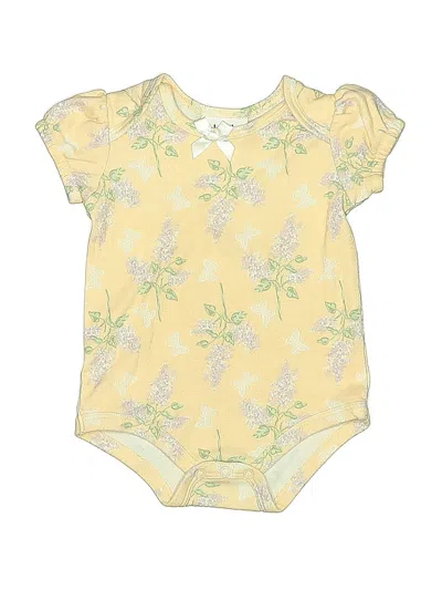 Pre-owned Nicole Miller Babies' Short Sleeve Onesie In Pink