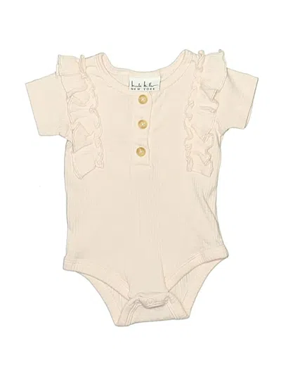 Pre-owned Nicole Miller Babies' Short Sleeve Onesie In Pink