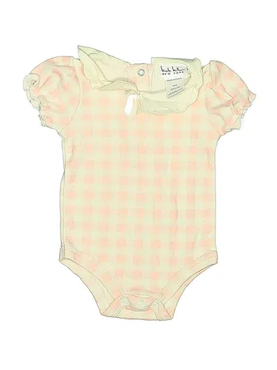 Pre-owned Nicole Miller Babies' Short Sleeve Onesie In White