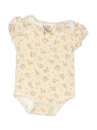 Pre-owned Nicole Miller Babies' Short Sleeve Onesie In White