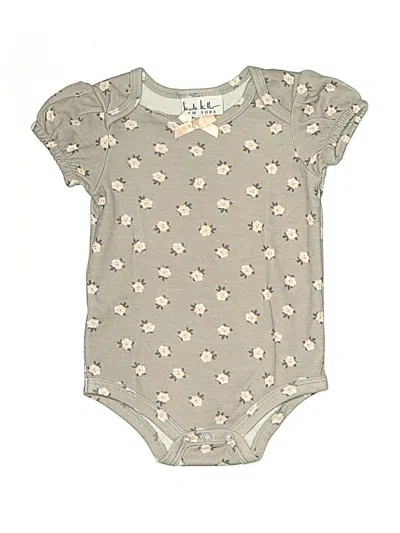 Pre-owned Nicole Miller Babies' Short Sleeve Onesie In White