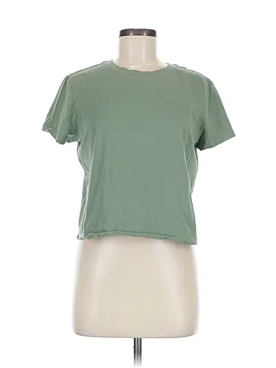 Pre-owned Nicole Miller Short Sleeve T-shirt In Green