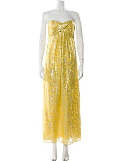 Pre-owned Nicole Miller Silk Long Dress