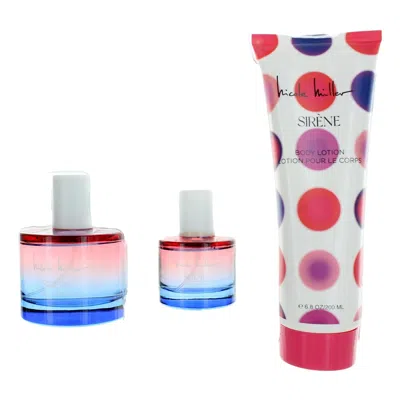 Nicole Miller Sirene By , 3 Piece Gift Set For Women In Multi