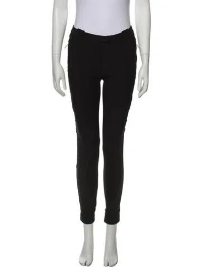 Pre-owned Nicole Miller Skinny Leg Pants In Black