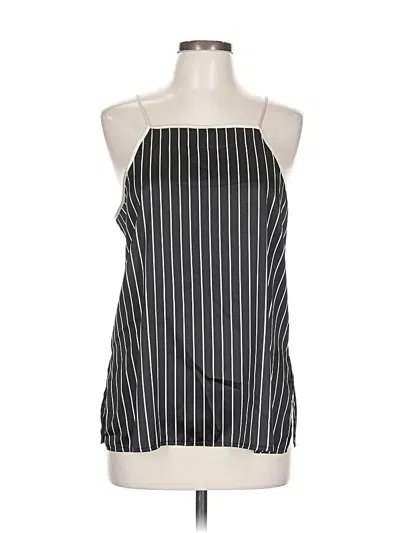 Pre-owned Nicole Miller Sleeveless Blouse In Black