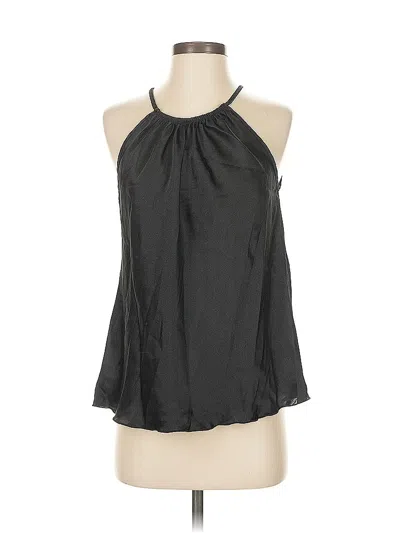 Pre-owned Nicole Miller Sleeveless Blouse In Black