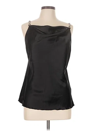 Pre-owned Nicole Miller Sleeveless Blouse In Black