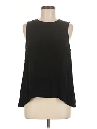 Pre-owned Nicole Miller Sleeveless Blouse In Black