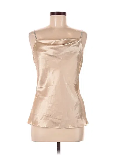 Pre-owned Nicole Miller Sleeveless Blouse In Ivory