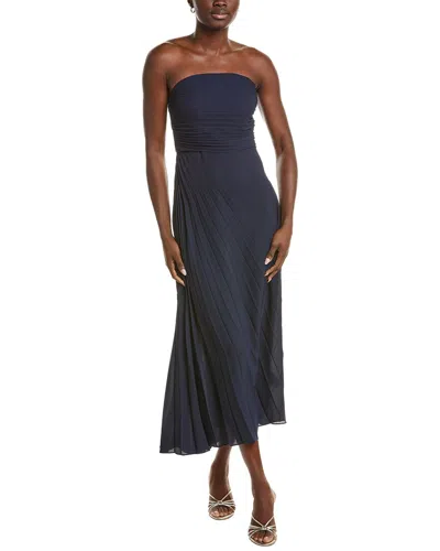 Nicole Miller Sleeveless Midi Dress In Blue