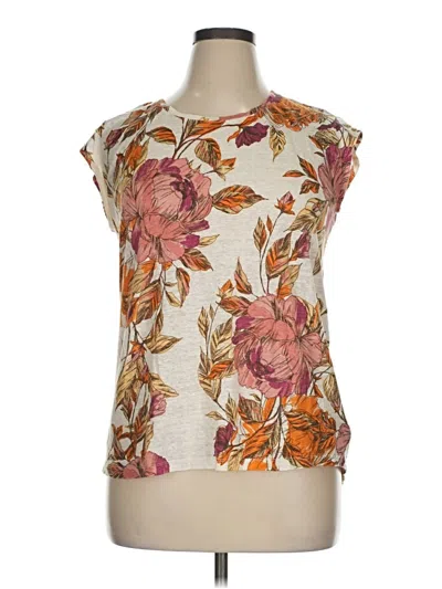Pre-owned Nicole Miller Sleeveless T-shirt In White