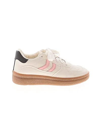 Pre-owned Nicole Miller Sneakers In Ivory
