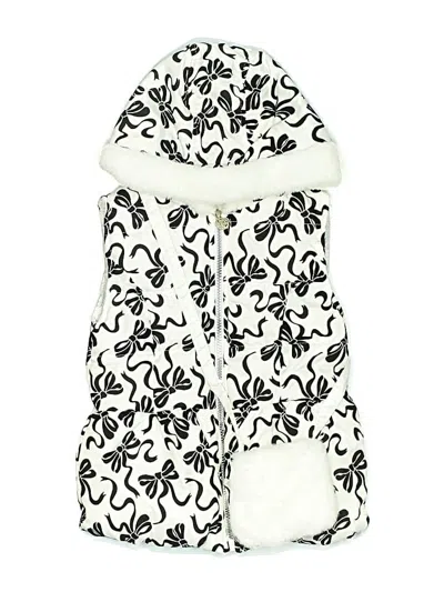 Pre-owned Nicole Miller Kids' Snow Jacket In White