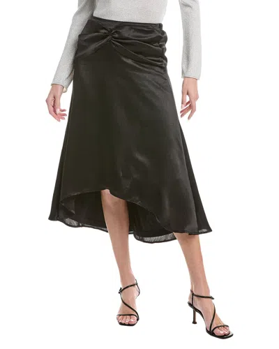 Nicole Miller Solid Skirt In Green