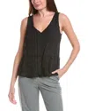 Nicole Miller Solid Top In Black