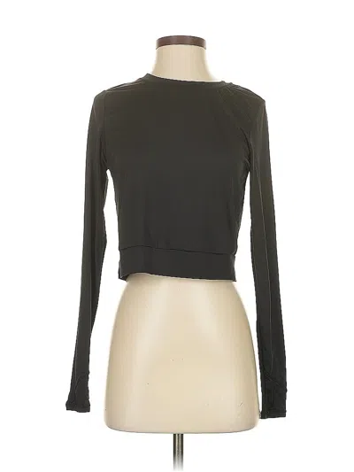 Pre-owned Nicole Miller Sport Long Sleeve T-shirt In Black