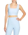 Nicole Miller Sports Bra Top In Windsurfer In Multi