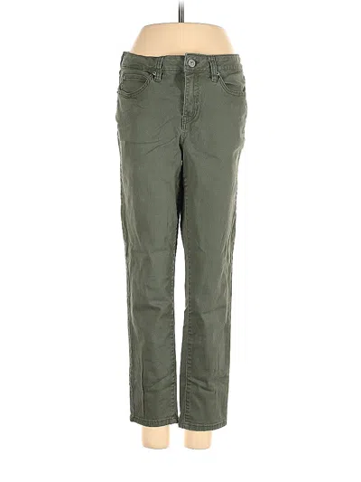 Pre-owned Nicole Miller Studio Casual Pants In Green