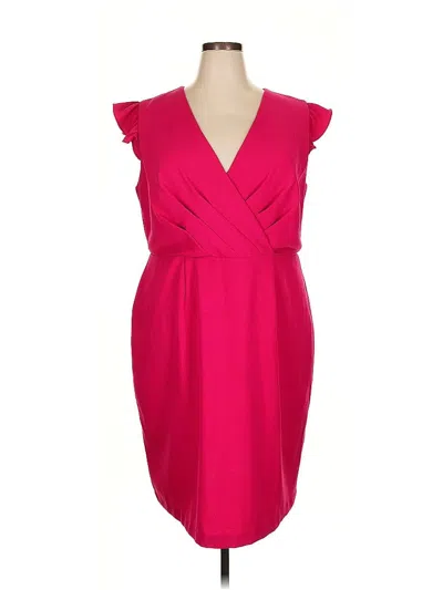Pre-owned Nicole Miller Studio Cocktail Dress In Pink